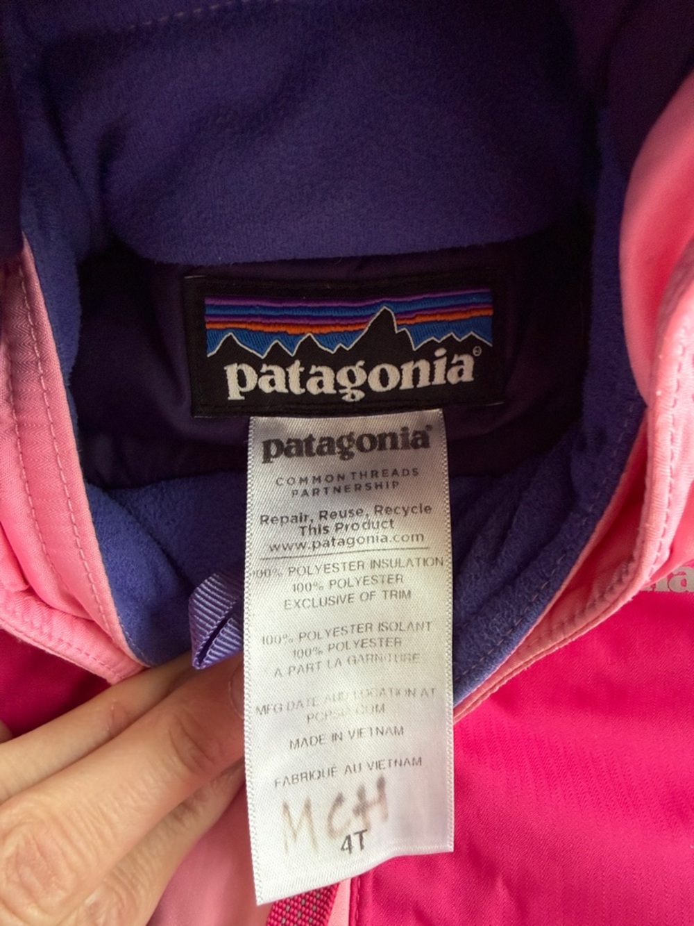 Patagonia Kids pink Snow Jacket and Bib Overalls - Picture 2 of 16